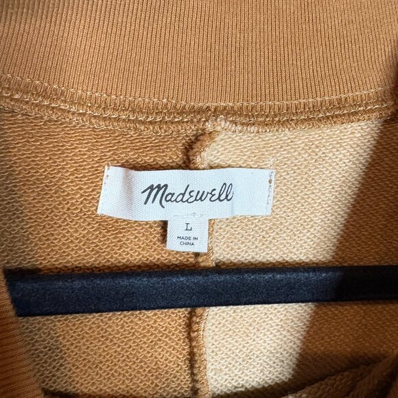 Madewell Cotton Studio Mockneck Sweatshirt in Colorblock - Picture 4 of 6